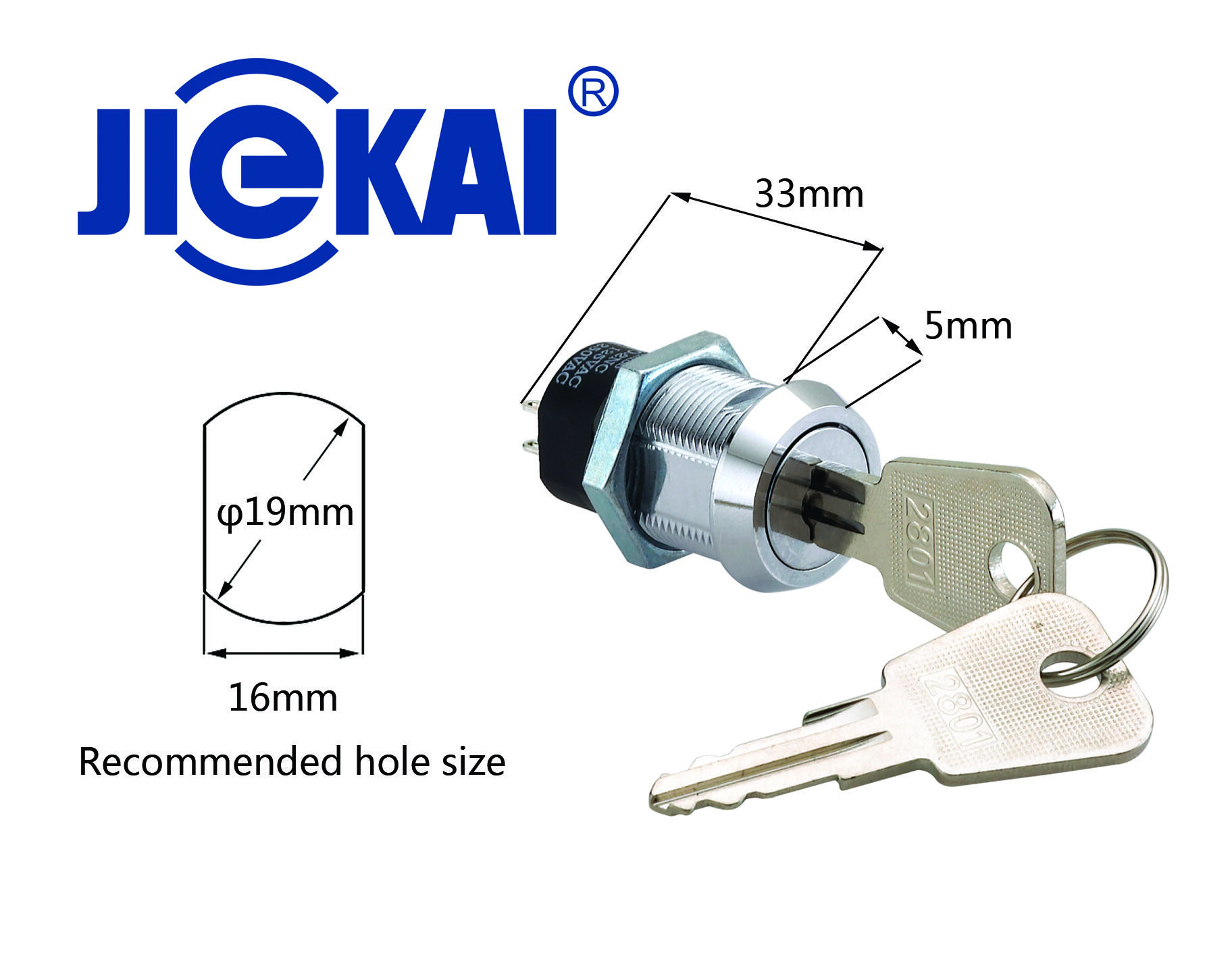 19mm Switch Lock