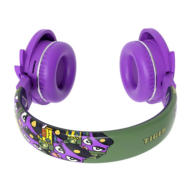 Hot sale Cute Over Ear headset Headphones Blue Tooths with Mic/Hi-Fi Deep Bass Wireless bluetooth  Earphones