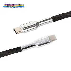 The Jellie Monster 1M braided communication usb type-c for smart Phone type c fast cable