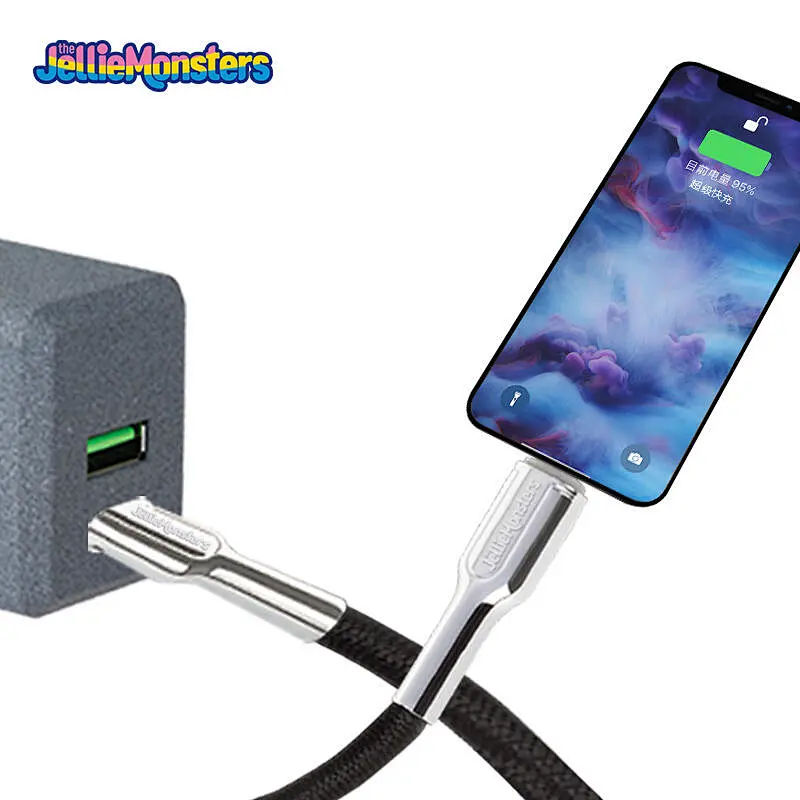 The Jellie Monster 1M braided cables type c cable for smart Phone charging cable quick charge