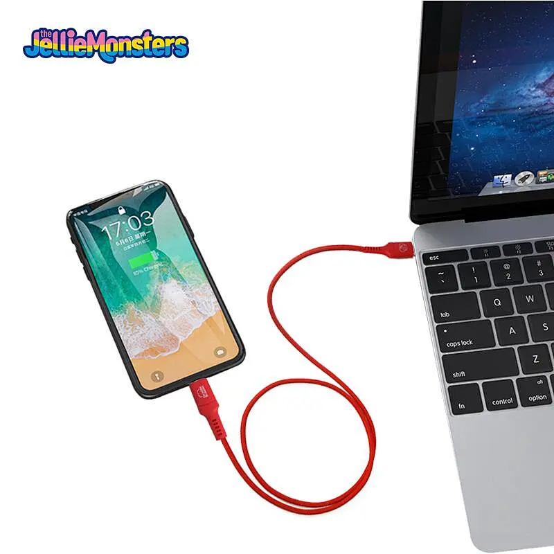 The Jellie Monster 1M briaded Lightning Cable