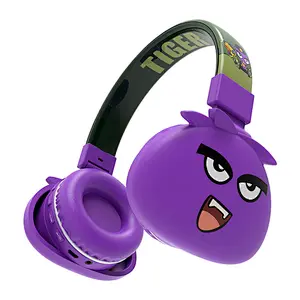 Hot sale Cute Over Ear headset Headphones Blue Tooths with Mic/Hi-Fi Deep Bass Wireless bluetooth  Earphones