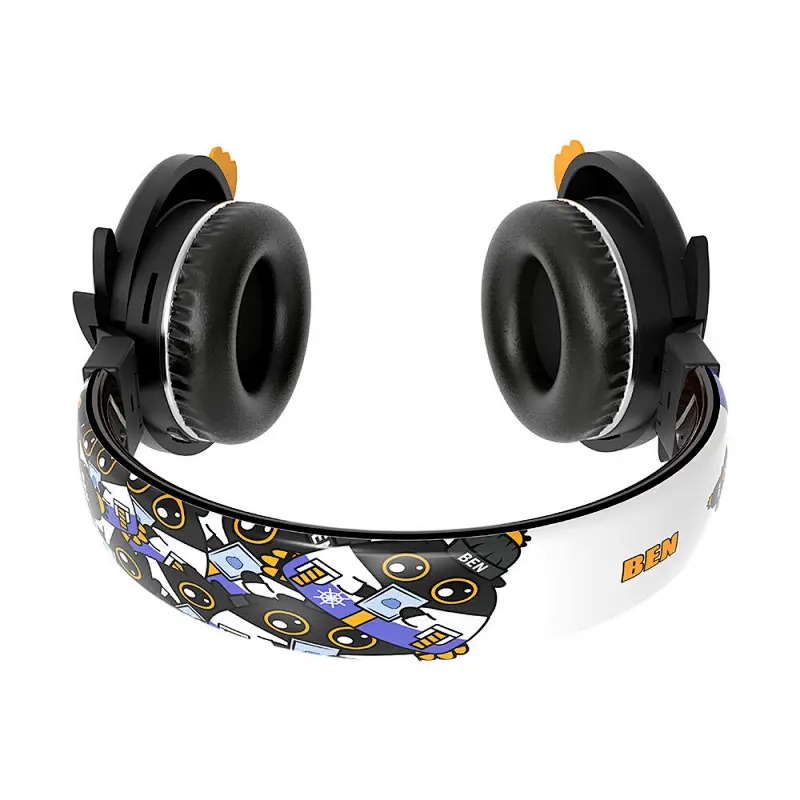 Hot sale Wholesale Smooth Touch Music Study Headset Headphone for Kids New Arrival custom branded retractable kids bluetooth headphone