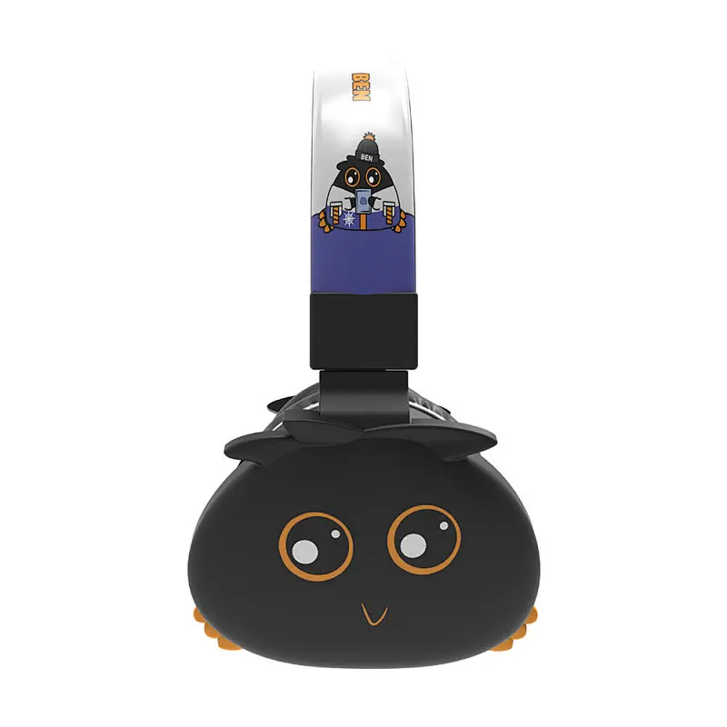 Hot sale Wholesale Smooth Touch Music Study Headset Headphone for Kids New Arrival custom branded retractable kids bluetooth headphone