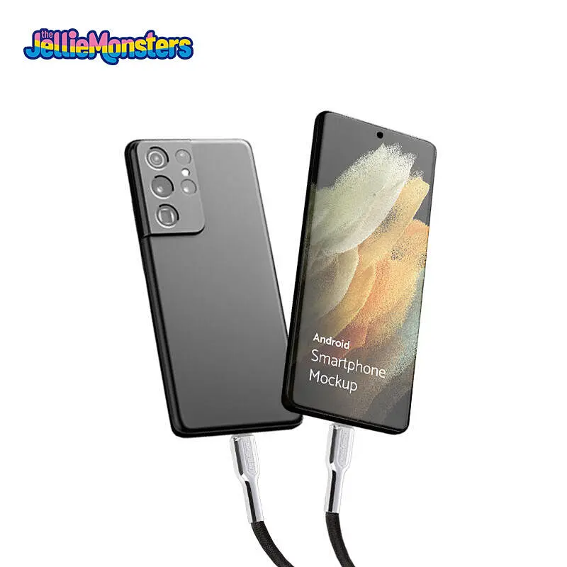 The Jellie Monster 1M braided communication usb type-c for smart Phone type c fast cable