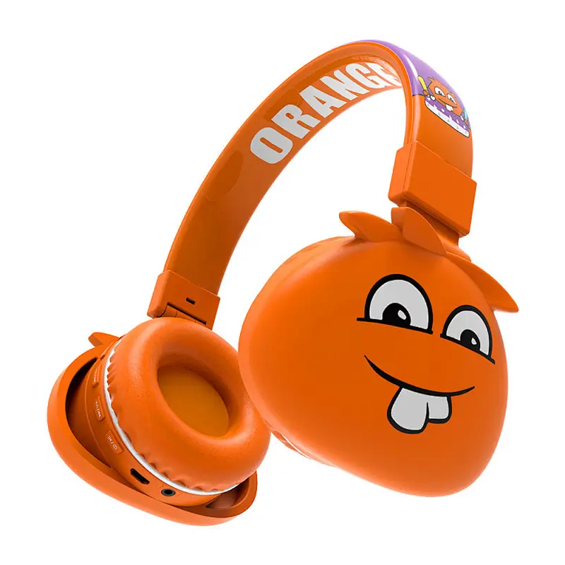 Kids tws Headphones with Microphone Stereo 5ft Long Cord with 85dB/94dB Volume Limit Wireless On-Ear bluetooth Headset
