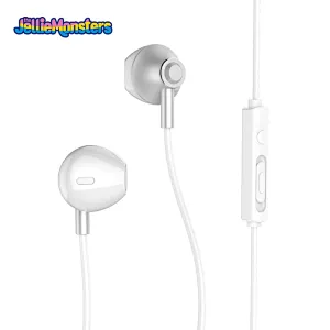 The Jellie Monster 3.5MM Double Drive In Ear Earphone Bass Subwoofer Stereo wired Earphones Microphone Sport Running Earbuds