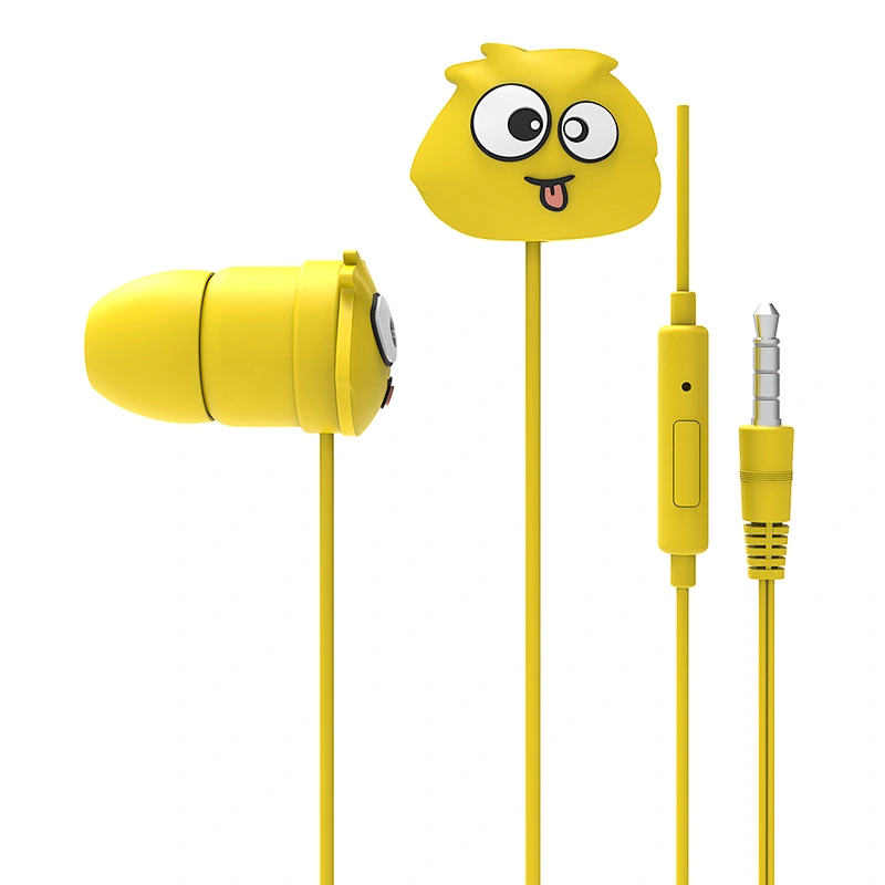 The Jellie Monster Cartoon Design Headset Earphone Kids Headphones Mini Pet Tws Earbuds Wired In-ear Headphone