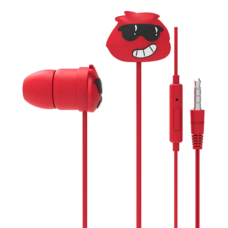 The Jellie Monster Cartoon Design Headset Earphone Kids Headphones Mini Pet Tws Earbuds Wired In-ear Headphone