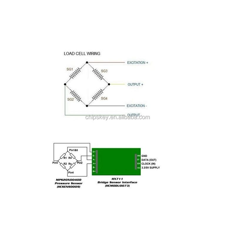 Weighing Sensor AD Module Dualchannel 24bit A/D Conversion HX711