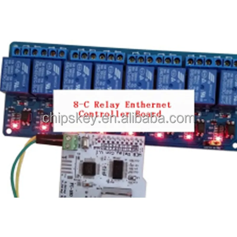 8 Channels ENC28J60 Relay Controller Board from China