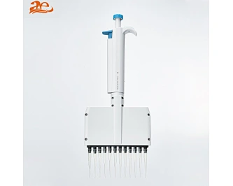 AELAB Manual Normal Adjustable 12 channel Pipette AE-12M10 AE-12M50 AE-12M300
