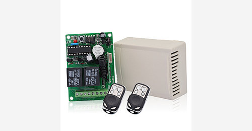Automatic door receiver and transmitter