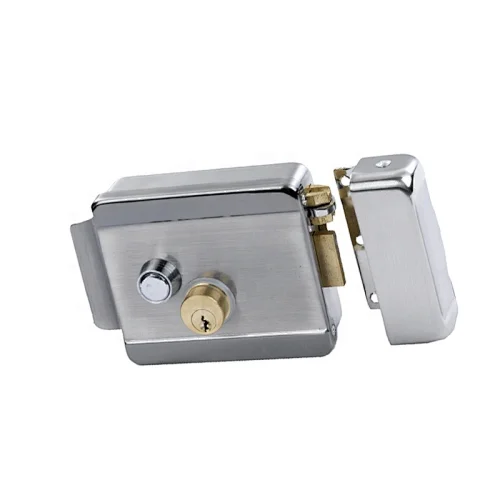Iron Metal Wooden Door Electric Rim Door Lock for Gate Door