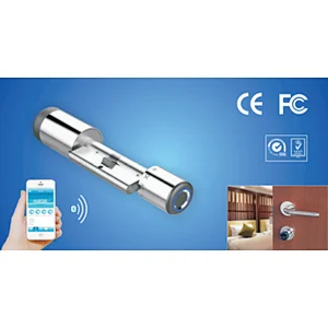 Euro smart door lock cylinder with fingerprint RFID card optional