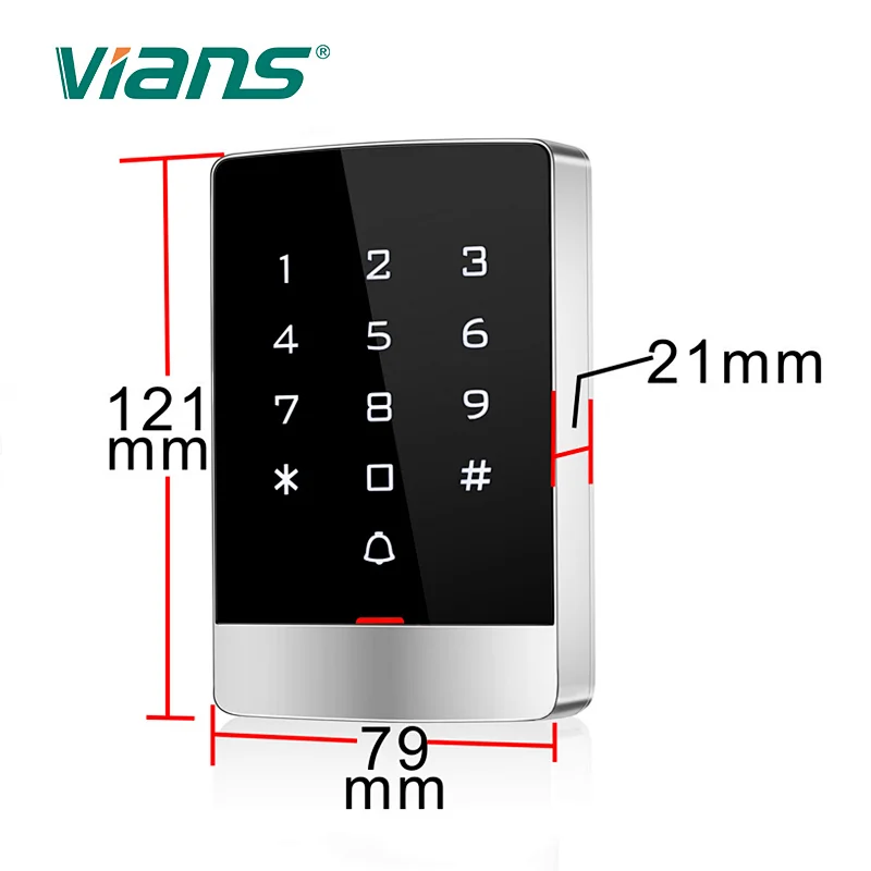 Anti-Vandal Metal Keypad Access Control