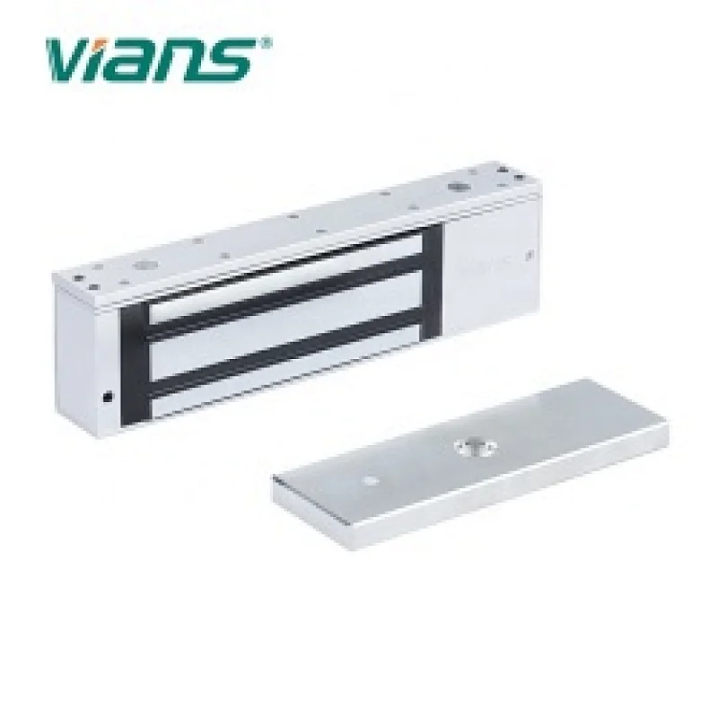 500kg/1200lbs Single Door Electro-Magnetic lock  Vians Electric Magnetic Lock with lock signal