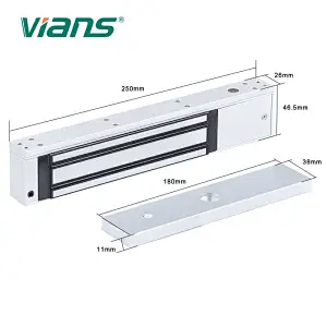 DC12V 280kg/ 600lbs Electromagnetic Lock with lock Signal Output
