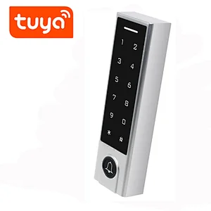 Waterproof Tuya WIFI RFID touch screen Access Control with doorbell