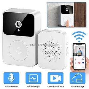 Smart TUYA WiFi Video Doorbell Phone Ring  Door For Intercom System
