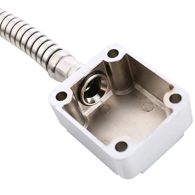 VIANS Exposed Mounting Protection Sleeve spring Cable Stainless Steel Hidden Wire Line Protect Armored Metal Tube door loop