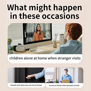 Smart TUYA WiFi Video Doorbell Phone Ring  Door For Intercom System