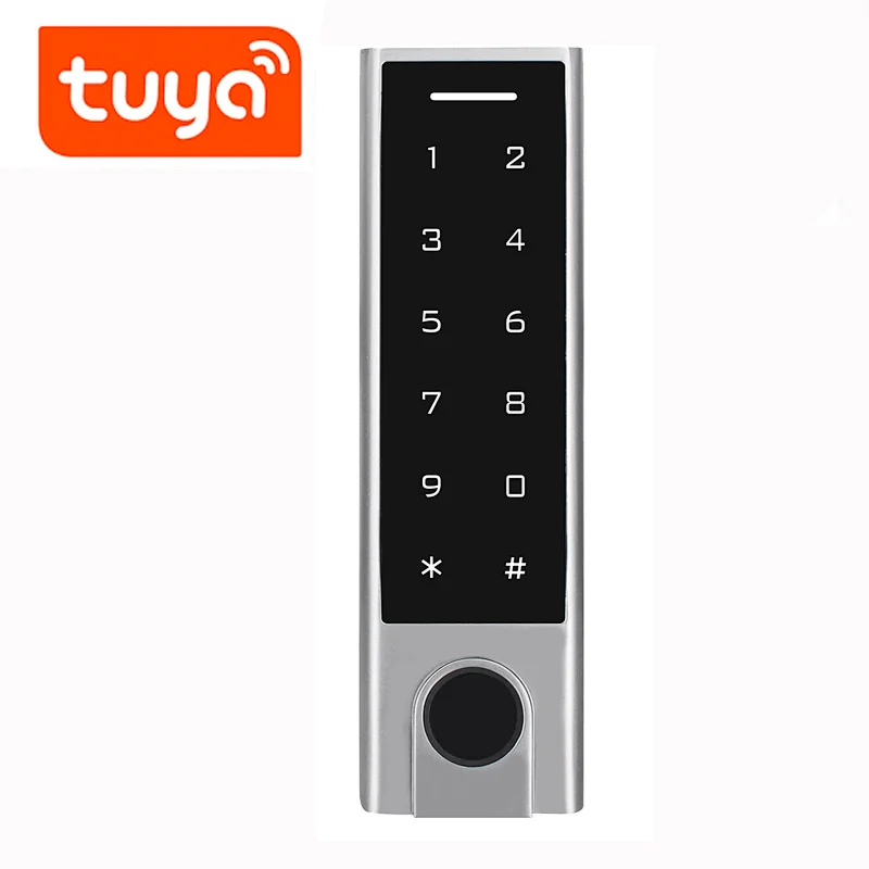 vians 125Khz RFIDIP66 Waterproof Fingerprint Access Control Tuya APP Support Add Delete Users Access Controller keypad