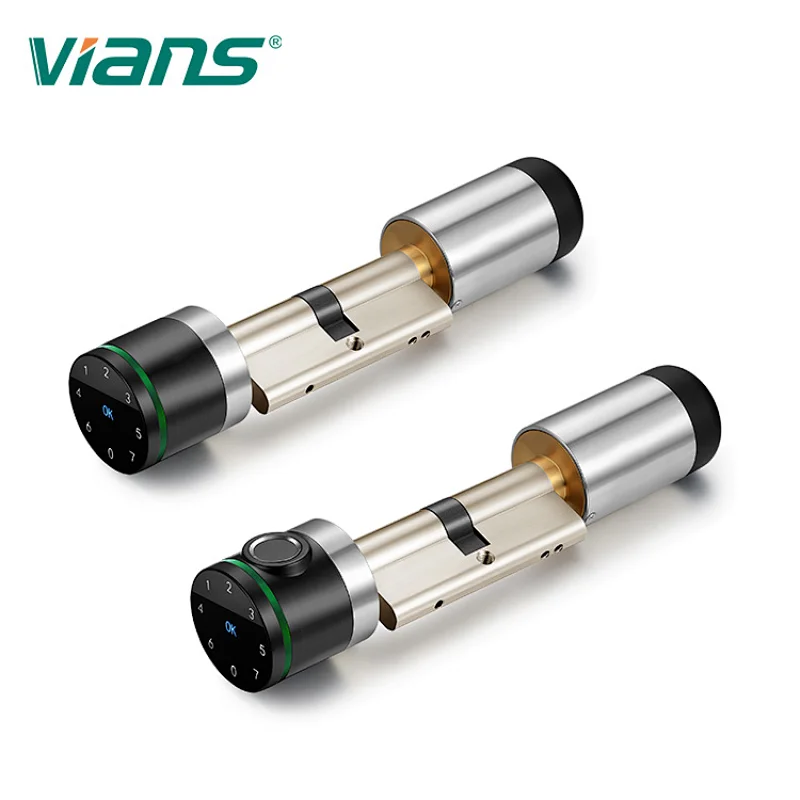 BLE RFID Lora smart Euro profile cylinder lock