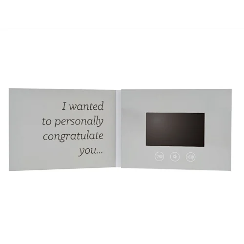 4.3inch soft cover video brochure