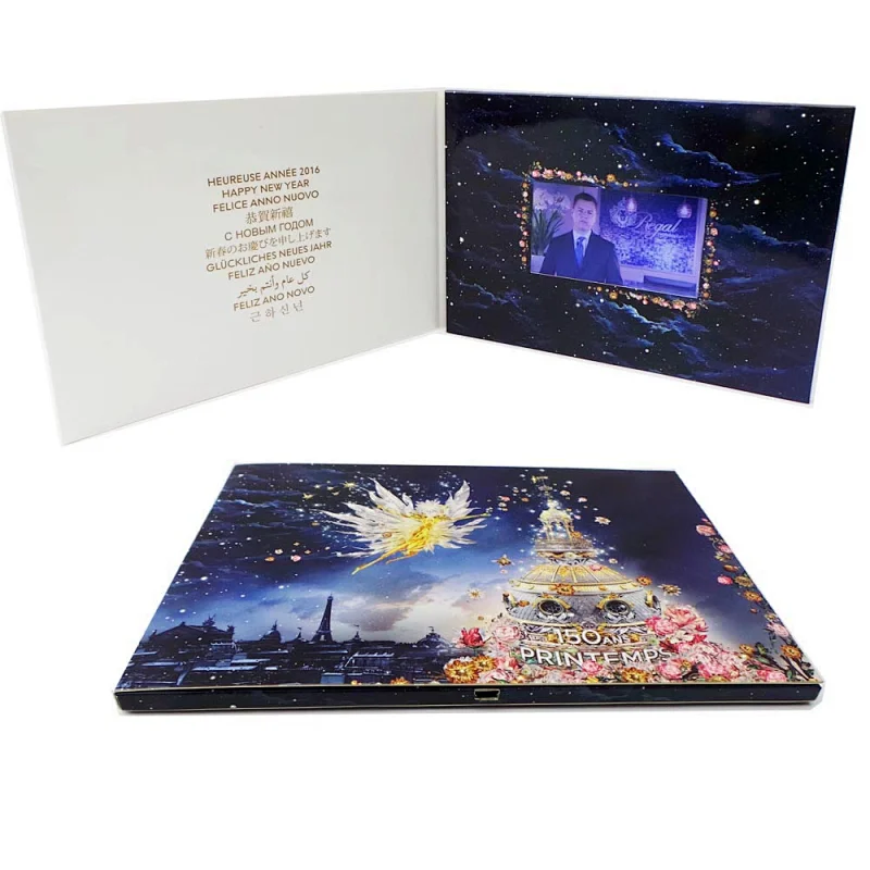 4.3inch A5 video brochure