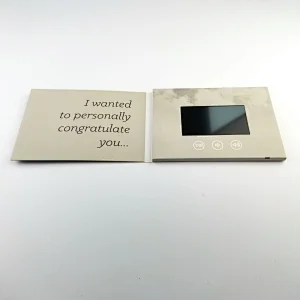 4.3inch soft cover video brochure