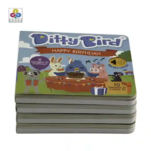  board book printing; kids board books; music sound book