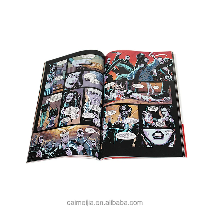 Comic Book Color Printing Service For Adults In Shenzhen