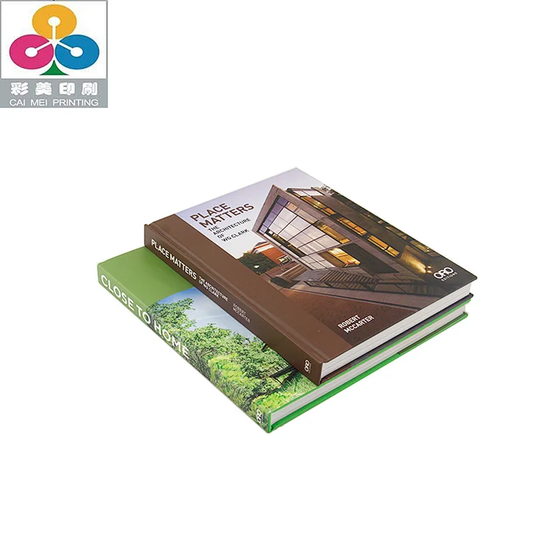 Custom Hard Back Cover Architecture Book Printing Service