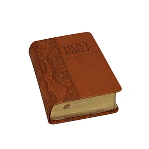 Customized Silver Gold Stamping Mini King James Bible Printing
