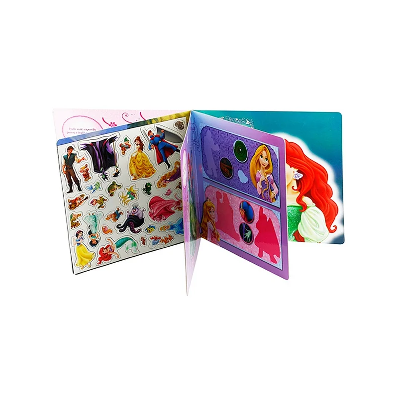 Custom Full Color Children 3d Single Board Book Printing on Demand