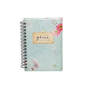 Custom Design A5 Chinese Style Spiral Notebook Printing