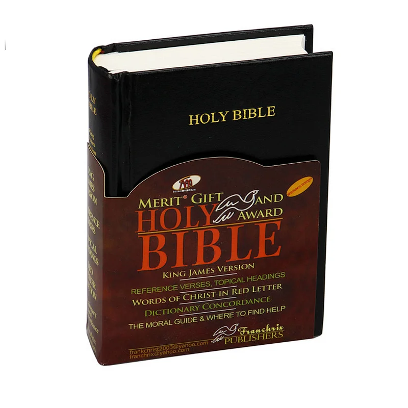 Custom Holy Bible Hardcover English King James Printing