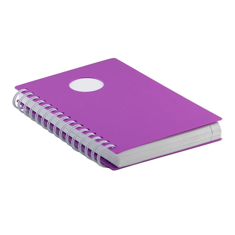 Chinese Custom Spiral Binding School Students A5 Plastic Cover Notebook Printing