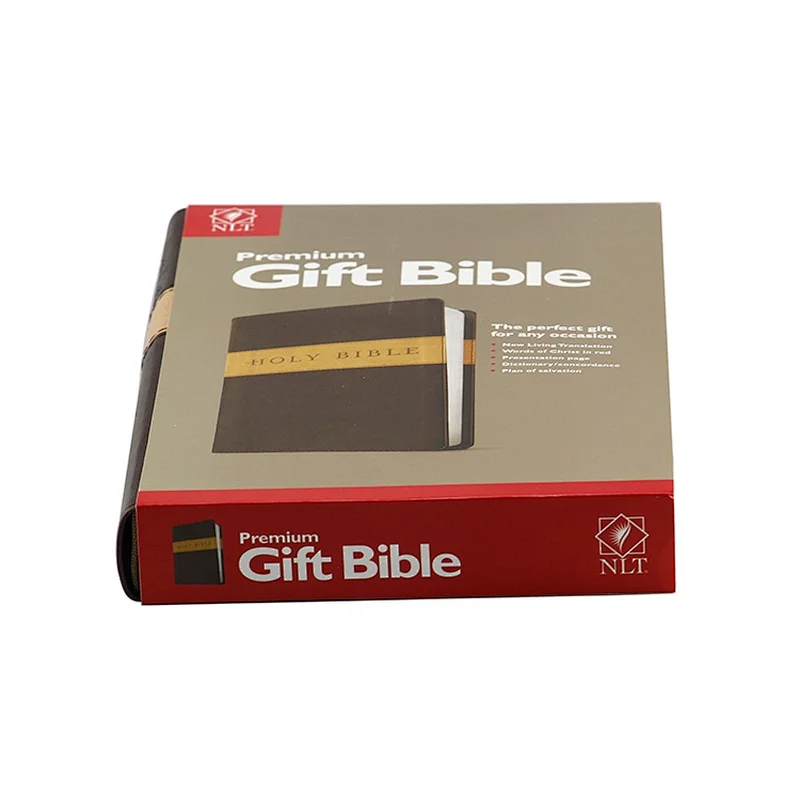 OEM Custom Leather Holy Bible Of The New Living Translation Plant