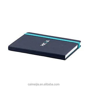 Custom Cheap Personalized Notebook Printing and Binding With Elastic Strap