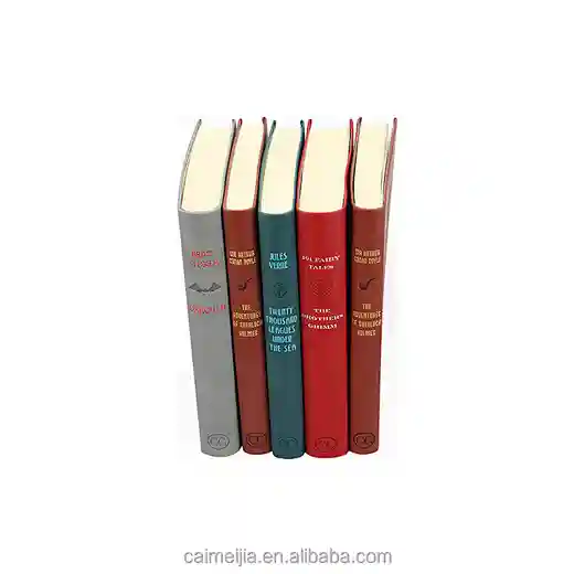  pu leather cover hardcover book printing