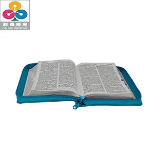 Custom Bible Zipper Bible Scriptures Book Printing and Binding