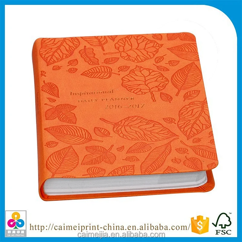 Leather Notebook Diary Binding Perfect Printing Factory in China