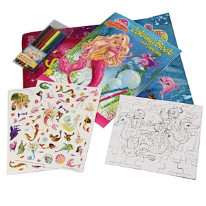 Custom Full Coloring Children and Sticker Books Printing
