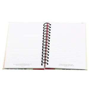Full Color A4 Hardback Spiral Notebook Printing For Studrens