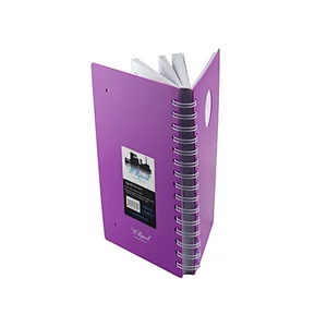 OEM Printing Manufacturer Plastic Spiral A5 Daily Notebook for Work