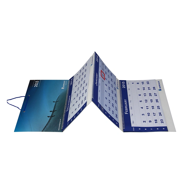 New Design A4 Size Paper Calendar Printing Office Desk Calendars