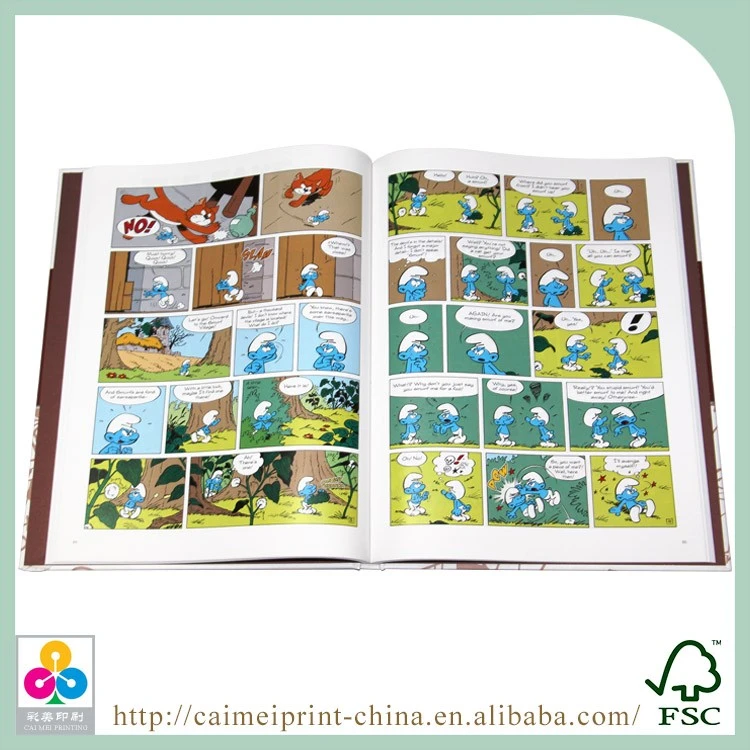 coloring english children comic book printing in china