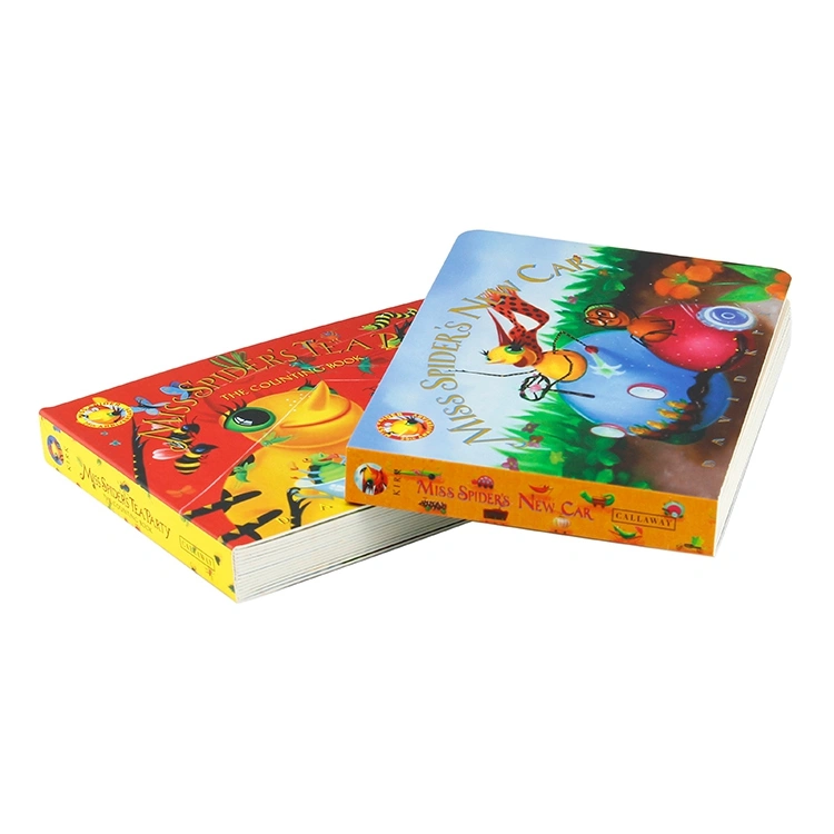 Full color Children 3D Board Books Printing On Demand Custom Books For Fids